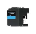 Brother LC205C Compatible Super High Yield Ink Cartridge Cyan