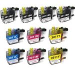 Compatible Brother LC3011 Ink Cartridge 10 Pack