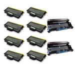 Compatible Brother TN360 Toner & DR360 Drum 10 Pack