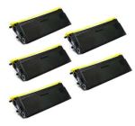 Compatible Brother TN460 High Yield Toner Cartridge 5 Pack