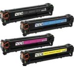 Compatibe Toner Cartridge for CB540A/541A/542A/543A (HP 125A) 4 pack