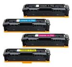 Canon 054H Compatible High Yield Toner Cartridge 4 Pack