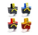 Compatible Brother LC41 Ink Cartridge 4 Pack