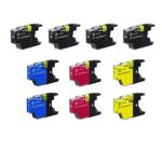 Compatible Brother LC75 Ink Cartridge 10 Pack