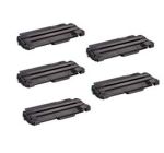 Compatible Dell 330 9523 (7H53W) Toner Cartridge for Dell 1130, 1135 5 Pack