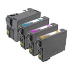Compatible Epson T252XL Ink Cartridge 4 Pack (1 each of Black, Cyan, Magenta, Yellow)