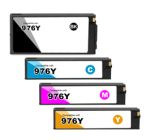 Compatible HP 976Y Extra High Yield Ink Cartridge 4 Pack (1 each of Black, Cyan, Magenta, Yellow)