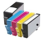 HP 564XL Remanufactured Ink Cartridges 5 Pack (1 each of Black, Cyan, Magenta, Yellow, Photo Black)