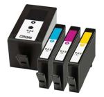 HP 934XL, 935XL Remanufactured Ink Cartridges 4 Pack (1 each of Black, Cyan, Magenta, Yellow)