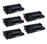 Compatible High Yield Toner Cartridge for CF226X (HP 26X) Black 5 Pack