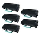 Compatible Lexmark X463X21G (X463X11G) Extra High Yield Toner Cartridge for X463, X464, X466 5 Pack