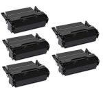 Compatible Lexmark X654X21A (X654X11A) Extra High Yield Toner Cartridge for X654, X656, X658 5 Pack