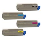 Okidata Compatible Toner Cartridge for C6150 MC560 4 Pack