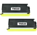 Compatible Brother TN540 Toner Cartridge 2 Pack