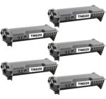 Compatible Brother TN820 Toner Cartridge 5 Pack