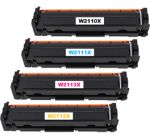 Compatible High Yield Toner Cartridge for HP 206X (W2110X, W2111X, W2112X, W2113X) 4 Pack