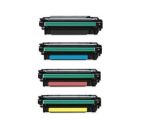 Compatible Toner Cartridge for CE270A/271A/272A/273A (HP 650A) 4 Pack