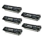 Compatible Toner Cartridge for CF283A (HP 83A) Black 5 Pack