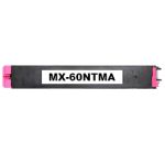 Compatible Sharp MX-60NTMA Toner Cartridge for MX-2630N, MX-3050N, MX-3070N Magenta