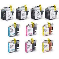 Brother LC10E Compatible Super High Yield Ink Cartridge 10 Pack