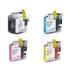 Brother LC10E Compatible Super High Yield Ink Cartridge 4 Pack