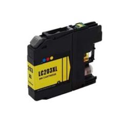 Brother LC203Y Compatible High Yield Ink Cartridge Yellow