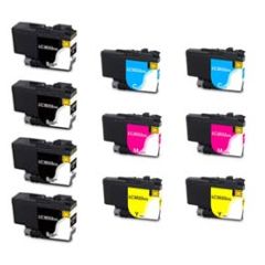 Compatible Brother LC3037 Super High Yield Ink Cartridge 10 Pack