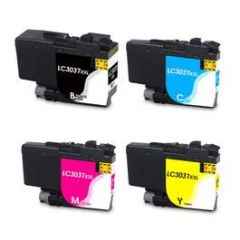 Compatible Brother LC3037 Super High Yield Ink Cartridge 4 Pack