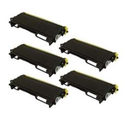 Compatible Brother TN350 High Yield Toner Cartridge 5 Pack