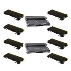 Compatible Brother TN350 Toner & DR350 Drum 10 Pack