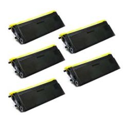 Compatible Brother TN460 High Yield Toner Cartridge 5 Pack