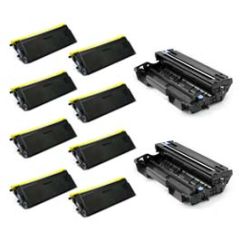 Compatible Brother TN560 Toner & DR500 Drum 10 Pack