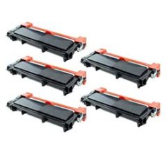 Compatible Brother TN660 High Yield Toner Cartridge 5 Pack