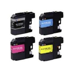 Compatible Brother LC107/105 Ink Cartridge 4 Pack