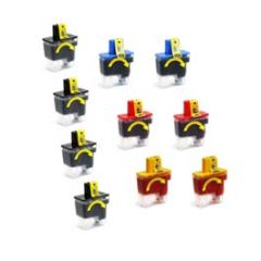 Compatible Brother LC41 Ink Cartridge 10 Pack