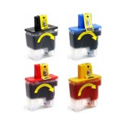 Compatible Brother LC41 Ink Cartridge 4 Pack