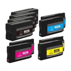 Compatible HP 952XL Ink Cartridges 10 Pack (4 Black, 2 each of Cyan, Magenta, Yellow)