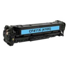 Compatible High Yield Toner Cartridge for CF411X (HP 410X) Cyan