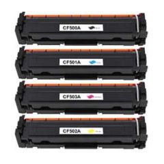 Compatible Toner Cartridge for CF500A/501A/502A/503A (HP 202A) 4 Pack
