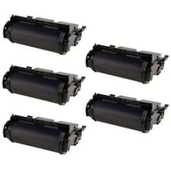 Compatible Lexmark 12A7362 (12A7462) High Yield Toner Cartridge for T630, T632, T634 5 Pack