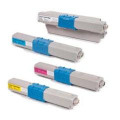 Okidata Compatible Toner Cartridge for C330, C530, MC890, MC950 4 Pack