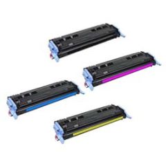 Compatible Toner Cartridge for Q6000A/6001A/6002A/6003A (HP 124A) 4 Pack