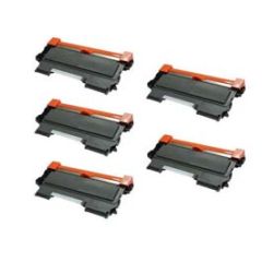 Compatible Brother TN450 High Yield Toner Cartridge 5 Pack
