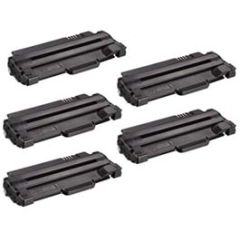 Xerox Compatible 108R00909 Toner Cartridge Black for Phaser 3140, 3155, 3160 5 Pack