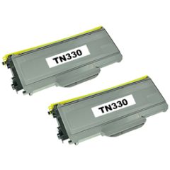 Compatible Brother TN330 Toner Cartridge 2 Pack