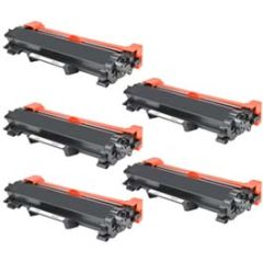 Compatible Brother TN760 High Yield Toner Cartridge 5 Pack