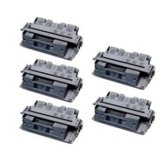 Compatible High Yield Toner for C8061X (HP 61X) Black 5 Pack