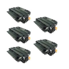 Compatible Toner Cartridge for CE255A (HP 55A) Black 5 Pack