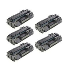 Compatible Toner Cartridge for CE505A (HP 05A) Black 5 Pack