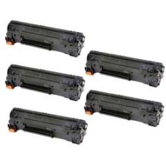 Compatible Toner Cartridge for CF283X (HP 83X) Black 5 Pack